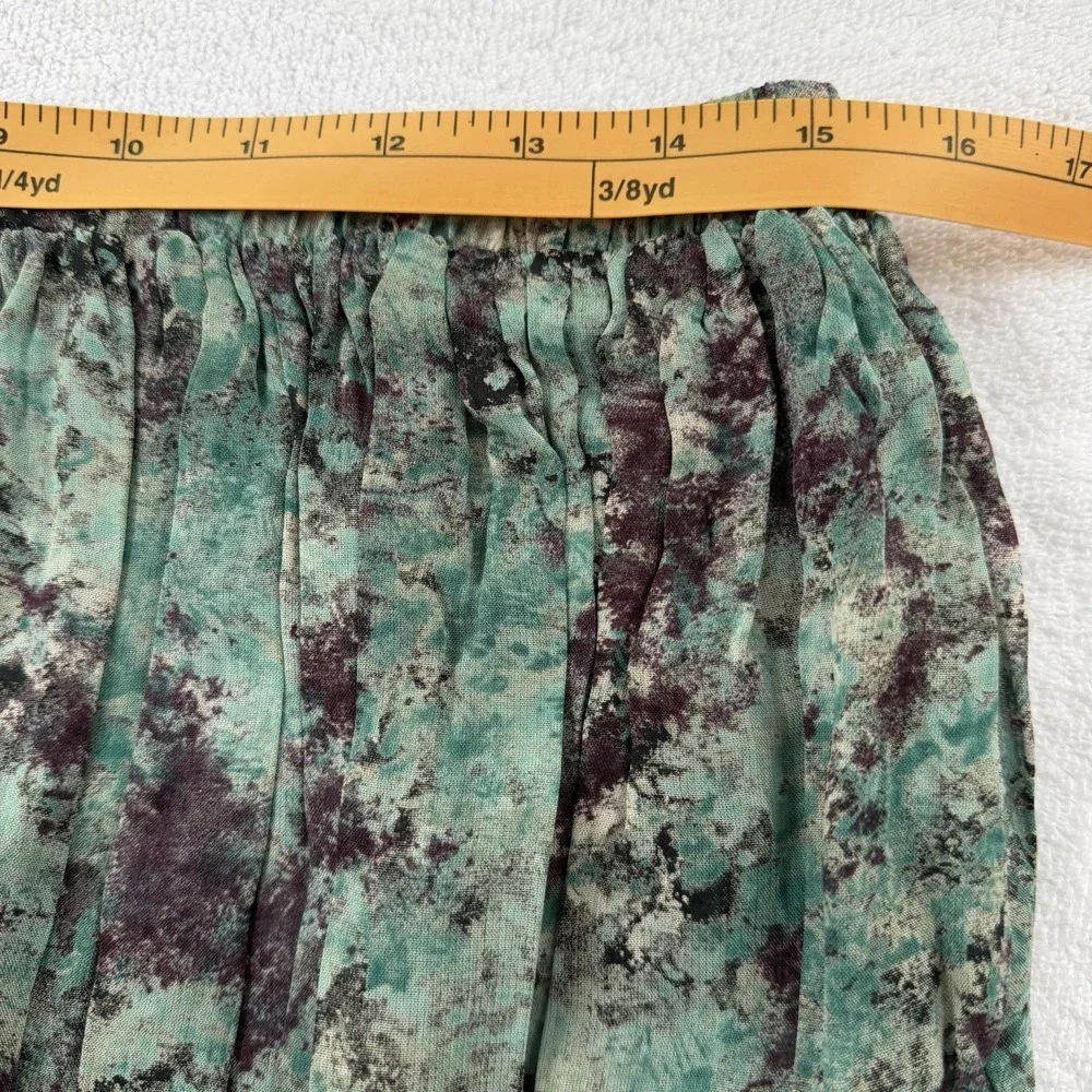 Vtg 90s Y2K Carole Little Midi Skirt Sz 14 Sheer Boho Fairy Whimsy Indie Grunge